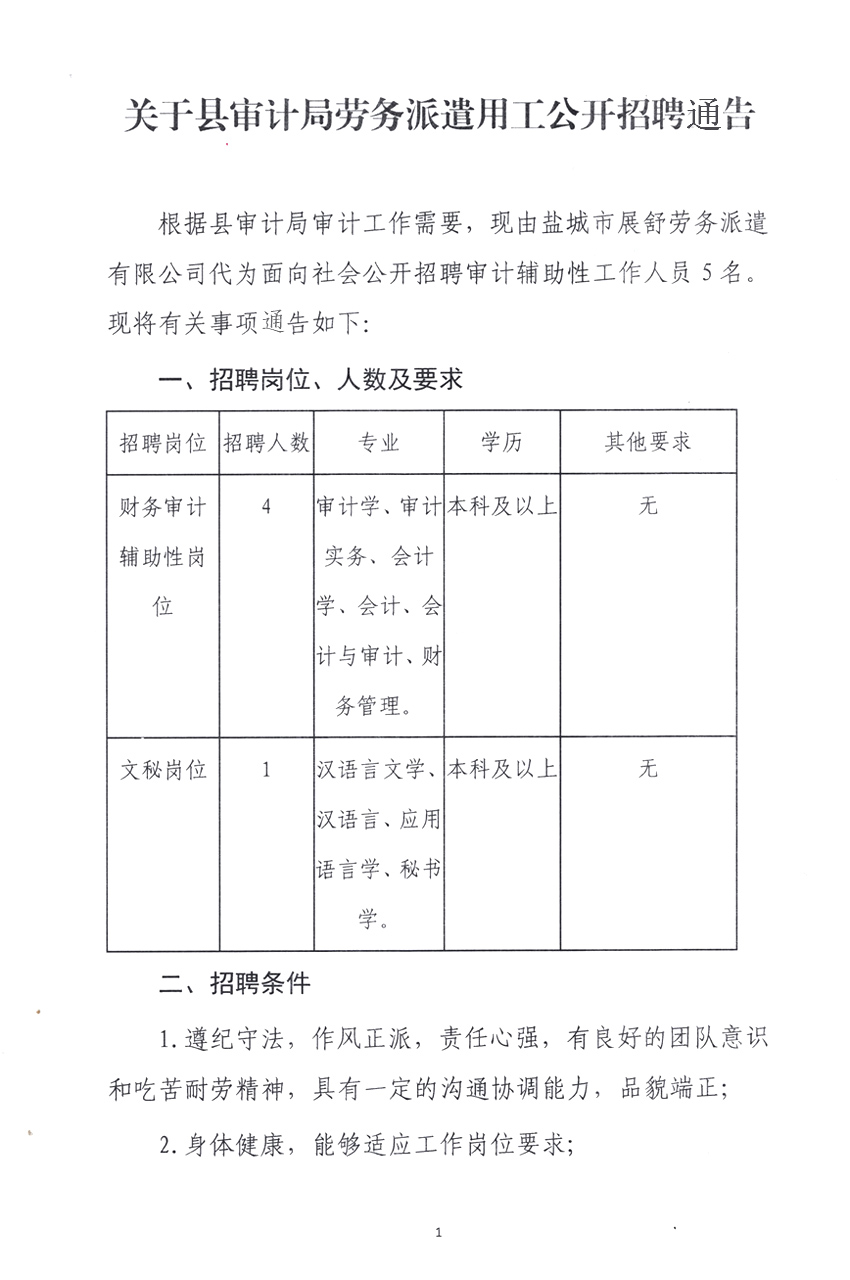 永定县审计局最新招聘公告详解