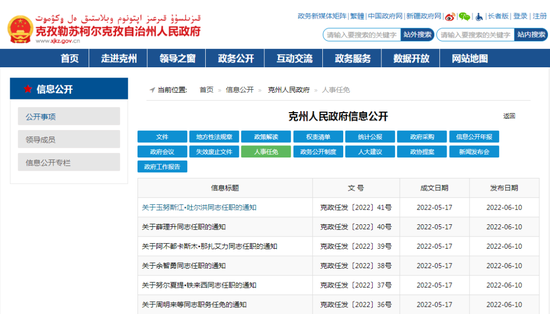 克孜勒苏柯尔克孜自治州市法制办公室人事任命及其影响分析